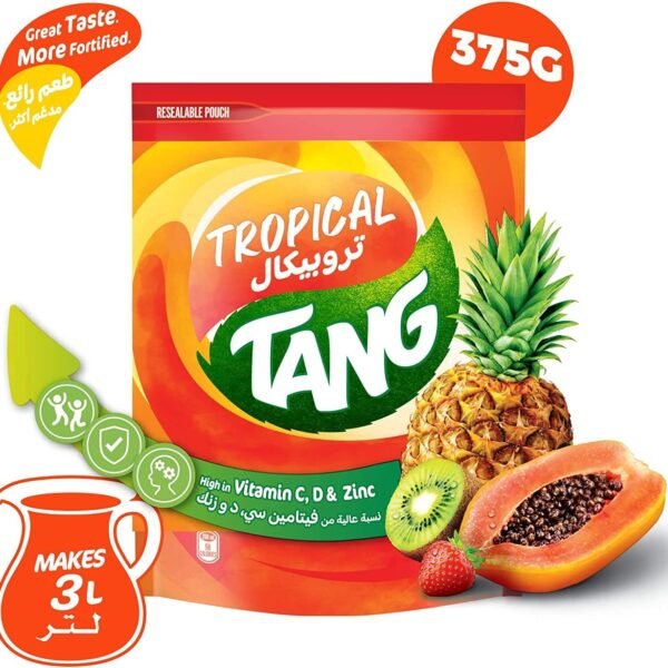 Tang Tropical Cocktail Flavor, 375gm (Bahrain)