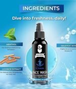 Muuchstac Ocean Face Wash for Men - 100ml - Image 2