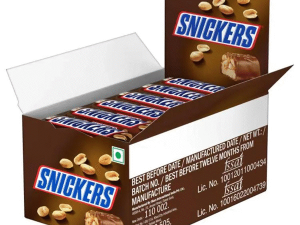 Snickers Chocolate Bar Indian Version – Full Box (12g per bar, 40 pieces)