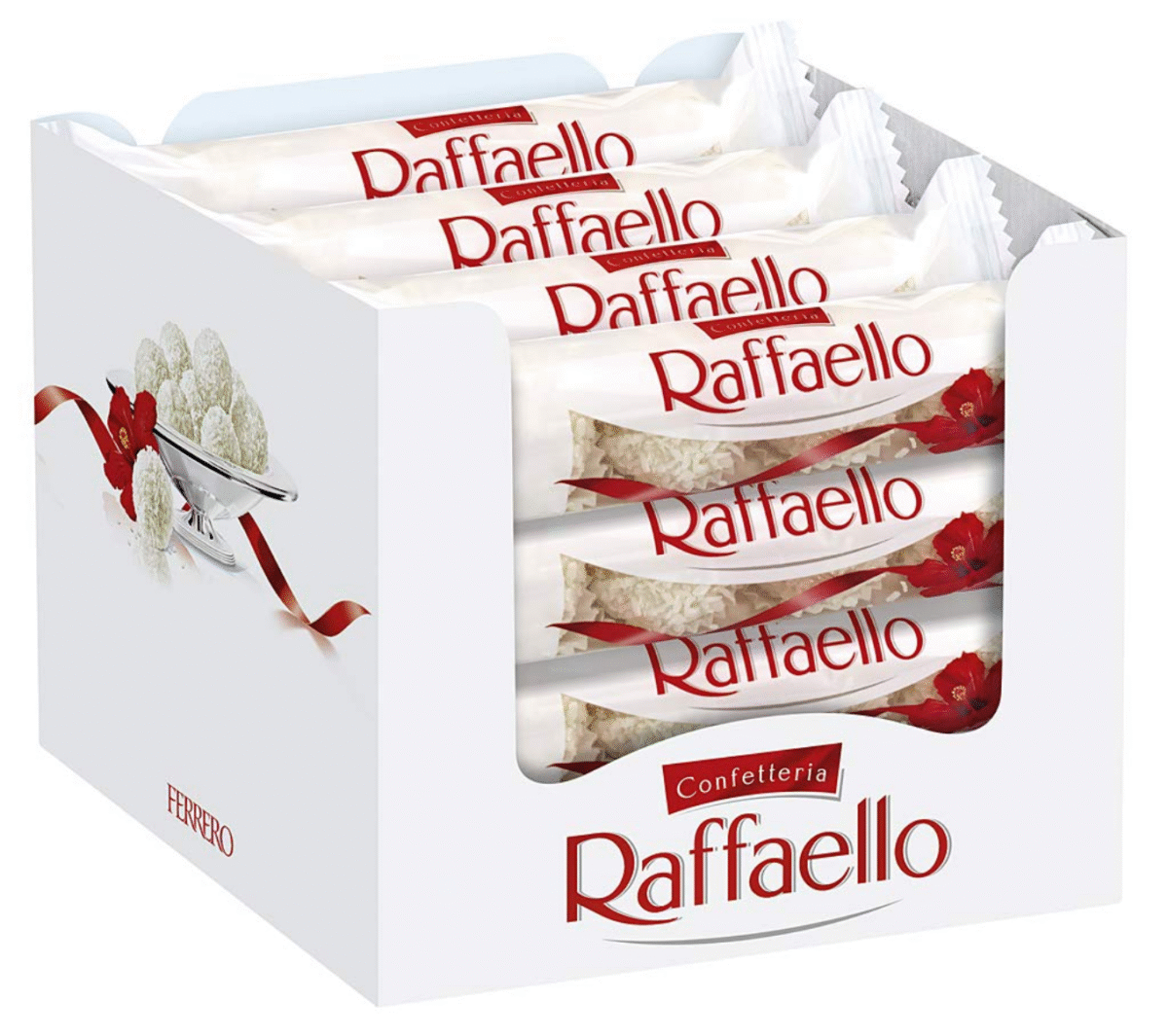 Ferrero Raffaello Chocolate Coconut Almond Treats – 16 × 30g (480g) Box - Image 1