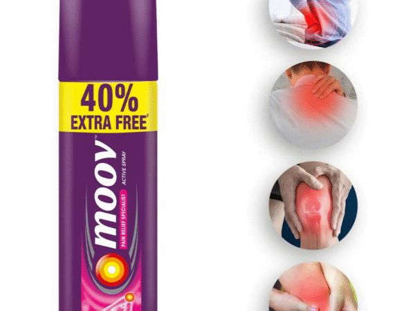 Moov Fast Pain Relief Spray - 35g +15g | Suitable for Back, Muscle, Joint, Knee