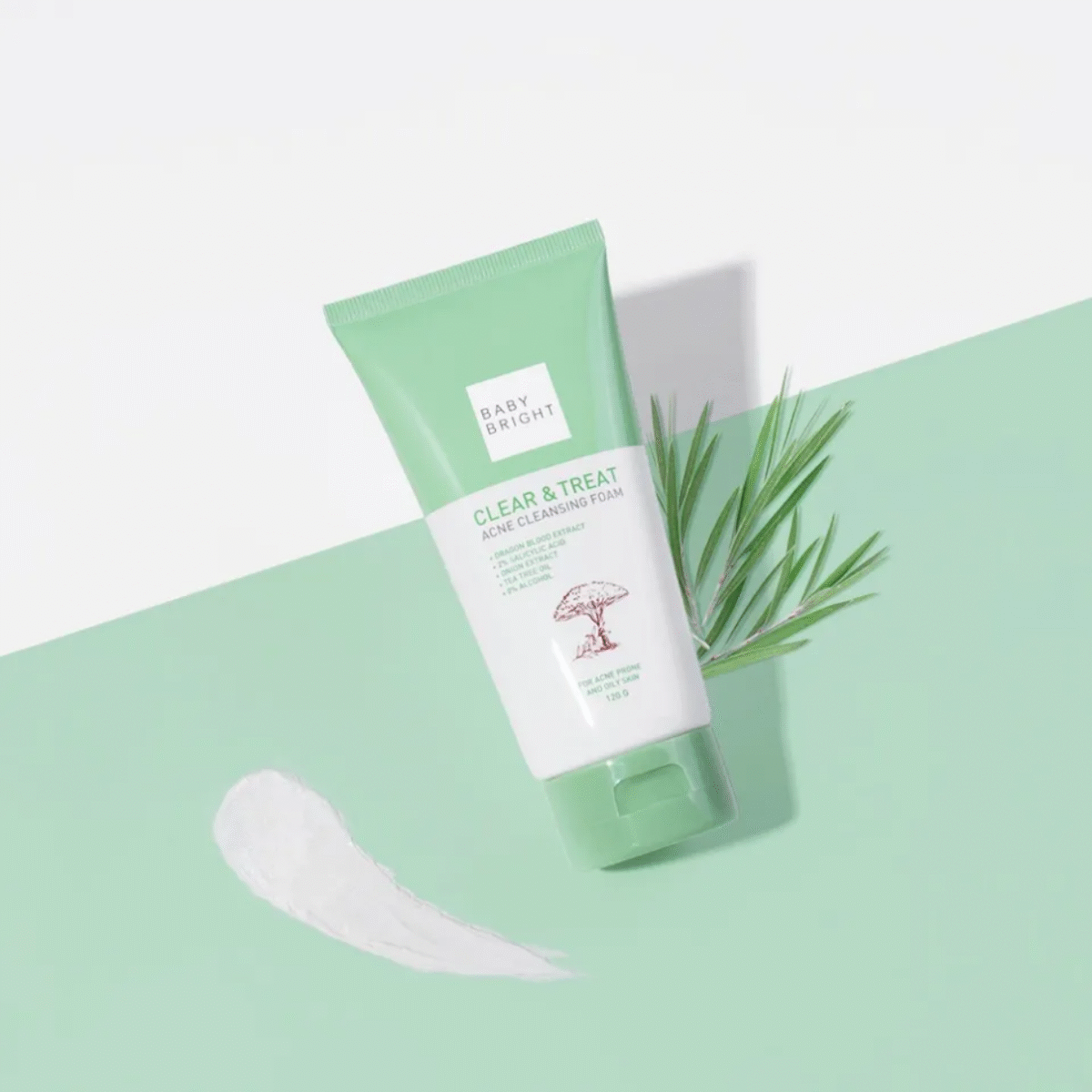 Baby Bright Anti- Acne Dragon Boold Cleansing Foam 120gm - Image 1