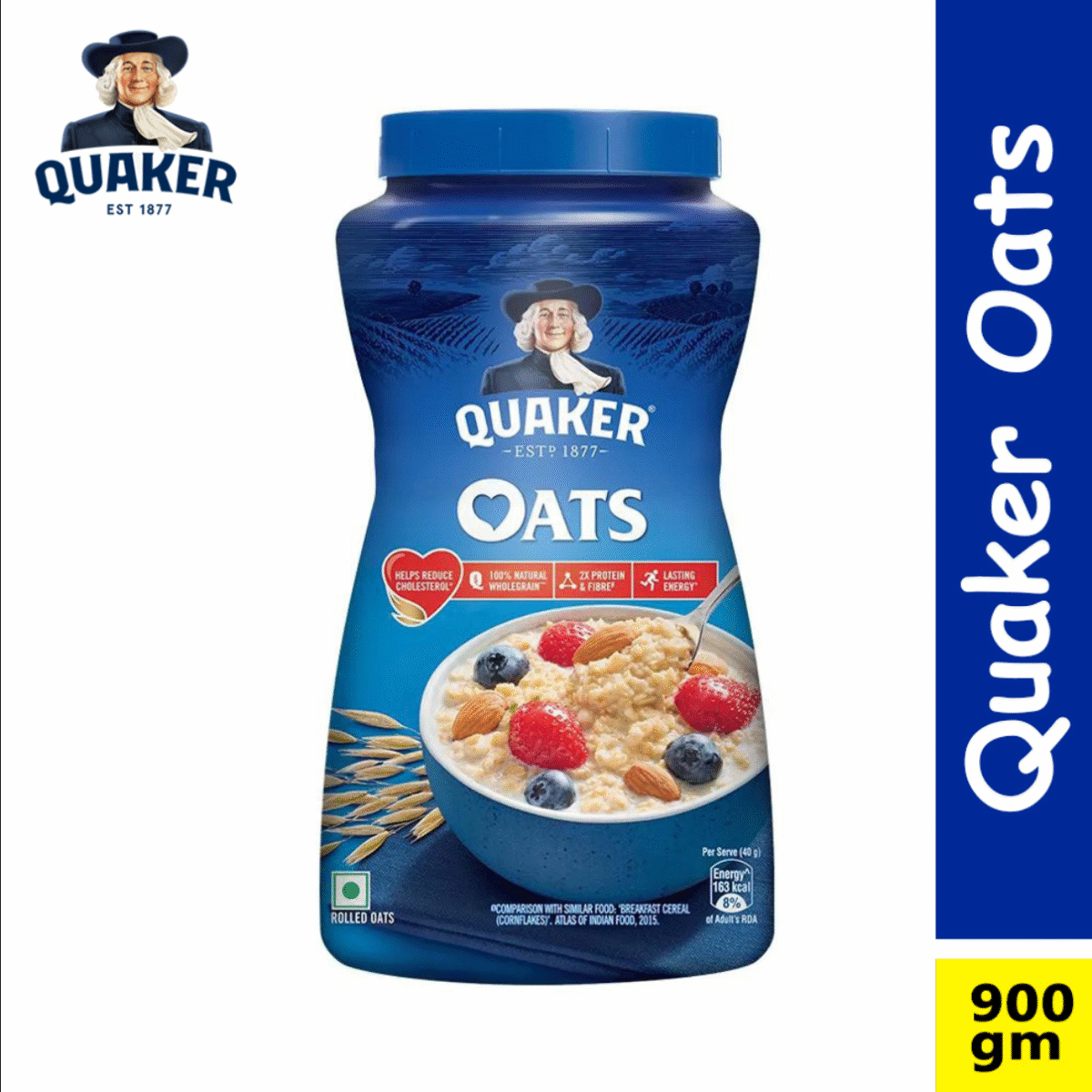 Quaker Oats 900 gm Jar - Image 1